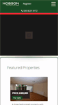Mobile Screenshot of hobsonproperty.co.uk